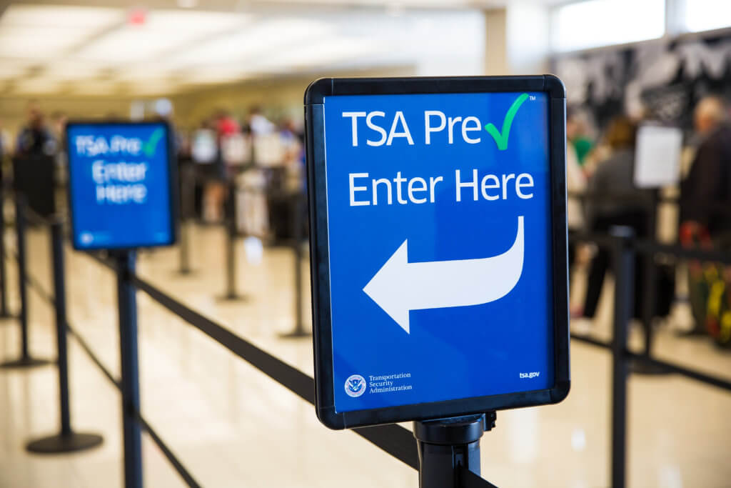 TSA PreCheck signs